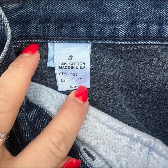 90s Cross J jeans high rise bareback western style with rivet detail down back - Picture 4 of 7